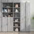Aparador alto madera de ingeniería gris Sonoma 45x41x185