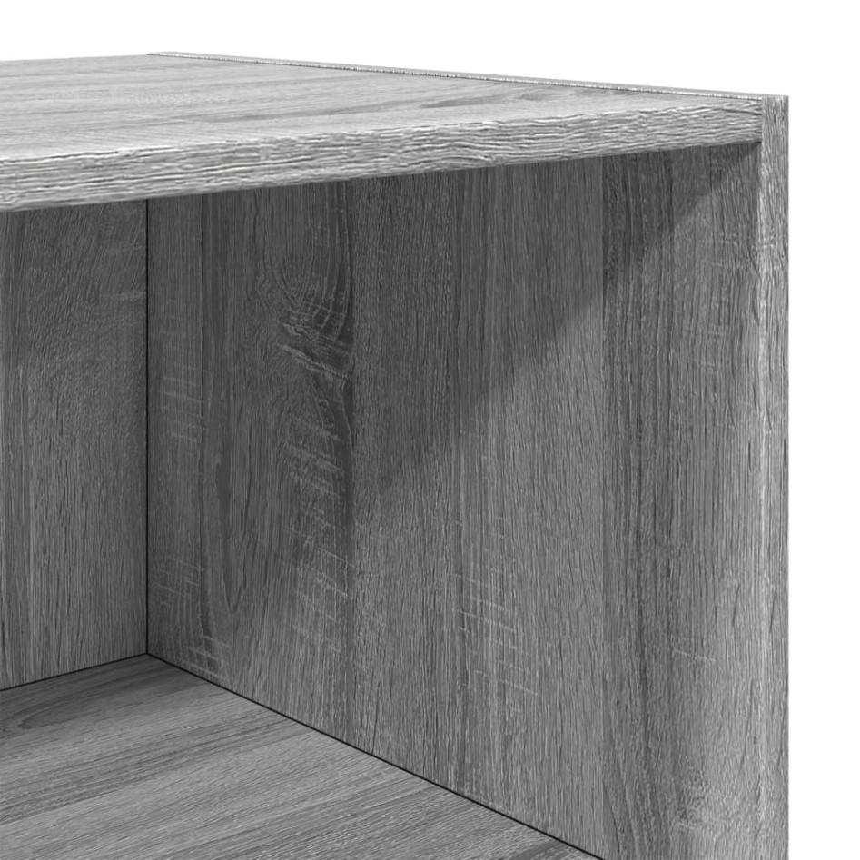 Aparador alto madera de ingeniería gris Sonoma 45x41x185