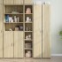 Aparador alto madera de ingeniería roble Sonoma 30x41x185