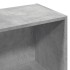 Estantería madera de ingeniería gris hormigón 57x28,5x174