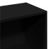 Estantería madera de ingeniería negro 57x28,5x174
