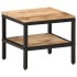 Mesa de centro de madera maciza de mango rugosa 35x35x30