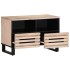 Mueble de TV madera maciza de mango blanco 70x34x46