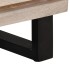 Mueble de TV madera maciza de mango blanco 70x34x46
