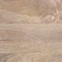 Mueble de TV madera maciza de mango blanco 70x34x46