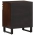 Mesita de noche madera maciza mango marrón 50x34x60