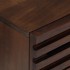 Mesita de noche madera maciza mango marrón 50x34x60