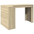 Escritorio madera de ingeniería roble Sonoma 123,5x73,5x75