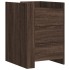Mesita de noche madera de ingeniería marrón roble 45x50x65