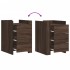 Mesita de noche madera de ingeniería marrón roble 45x50x65