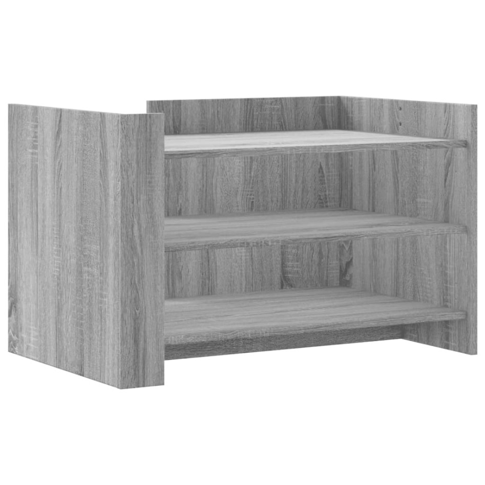 Mesa de centro de madera de ingeniería gris Sonoma 80x50x50