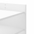 Mesa de centro de madera de ingeniería blanca 100x50x50