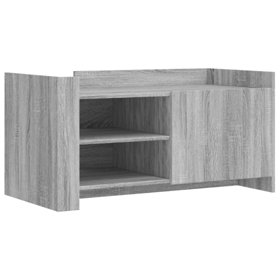Mesa de centro madera de ingeniería gris Sonoma 100x50x50
