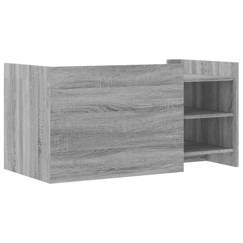 Mesa de centro madera de ingeniería gris Sonoma 100x50x50
