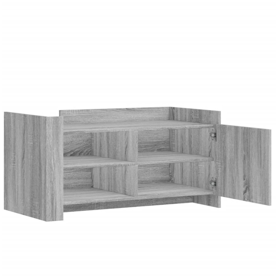 Mesa de centro madera de ingeniería gris Sonoma 100x50x50