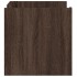 Mesa de centro de madera de ingeniería marrón roble 80x50x50