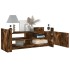 Mueble para TV madera contrachapada roble ahumado 100x35x40