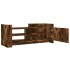 Mueble para TV madera contrachapada roble ahumado 100x35x40
