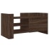 Mueble de TV madera de ingeniería marrón roble 80x35x40