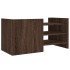 Mueble de TV madera de ingeniería marrón roble 80x35x40
