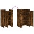 Aparador de madera de ingeniería roble ahumado 45x35x75