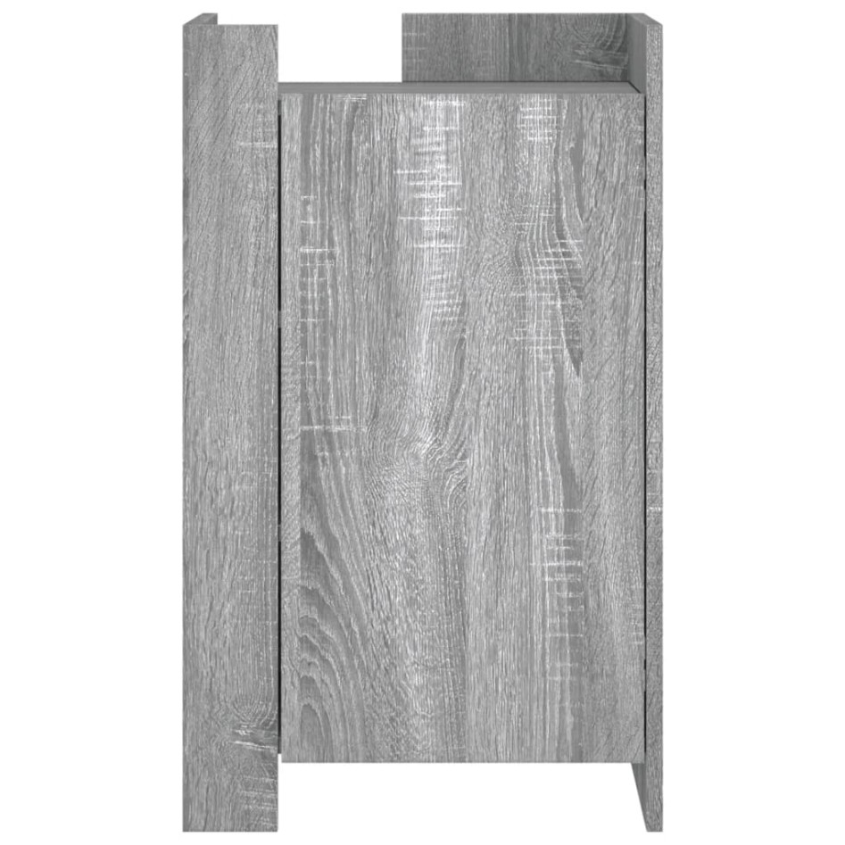 Aparador madera de ingeniería gris Sonoma 45x35x75