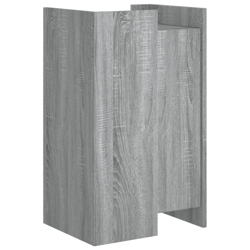 Aparador madera de ingeniería gris Sonoma 45x35x75