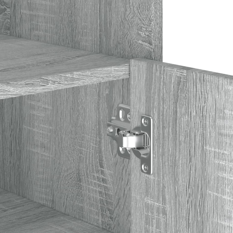 Aparador madera de ingeniería gris Sonoma 45x35x75