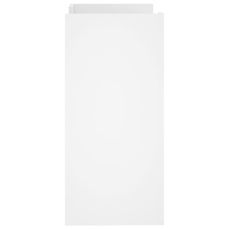 Aparador de madera de ingeniería blanco 73,5x35x75