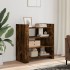 Aparador de madera de ingeniería roble ahumado 73,5x35x75