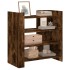 Aparador de madera de ingeniería roble ahumado 73,5x35x75