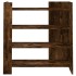 Aparador de madera de ingeniería roble ahumado 73,5x35x75