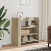 Aparador de madera de ingeniería roble Sonoma 73,5x35x75 cm