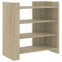 Aparador de madera de ingeniería roble Sonoma 73,5x35x75