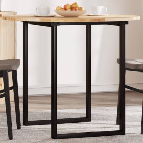 Tablero de mesa redondo madera maciza de acacia Ø90x2