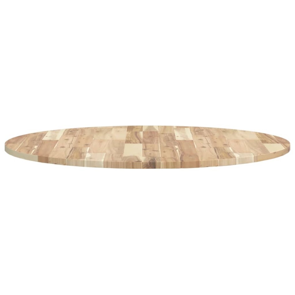 Tablero de mesa redondo madera maciza de acacia Ø90x2