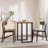 Tablero de mesa redondo madera maciza de acacia Ø80x2