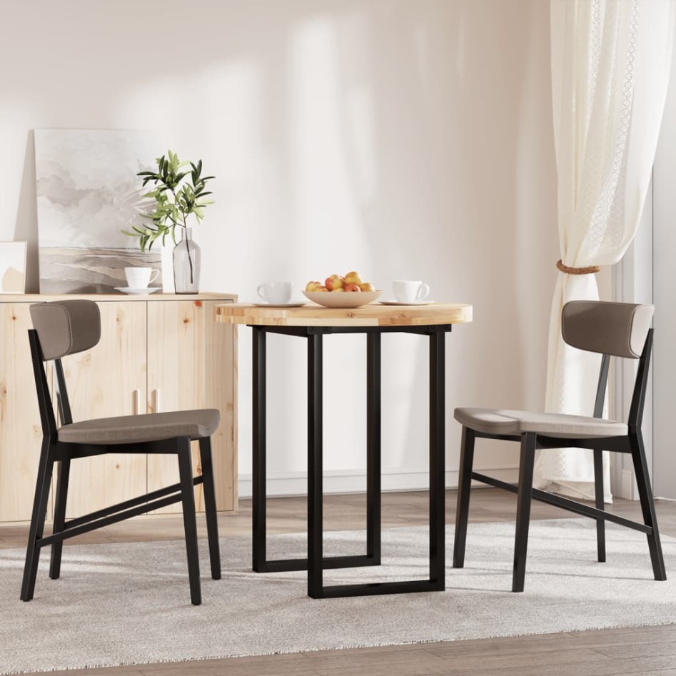 Tablero de mesa redondo madera maciza de acacia Ø70x4