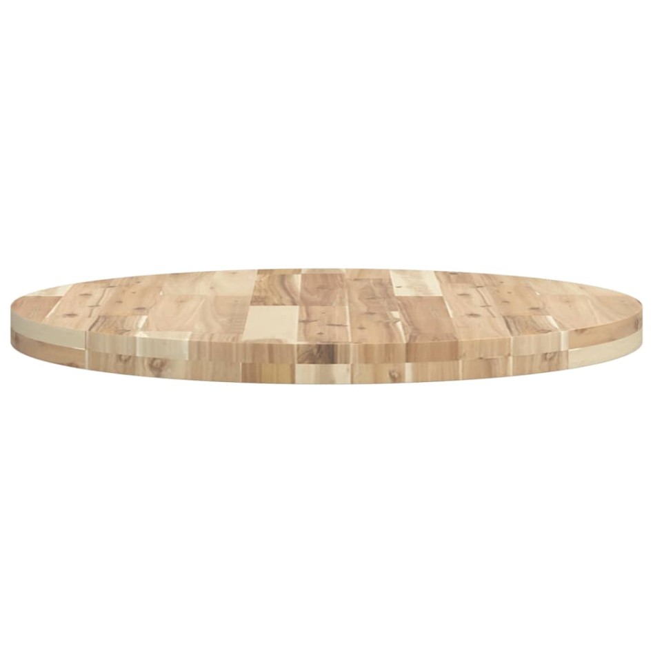 Tablero de mesa redondo madera maciza de acacia Ø70x4