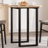 Tablero de mesa redondo madera maciza de acacia Ø70x2