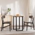 Tablero de mesa redondo madera maciza de acacia Ø70x2