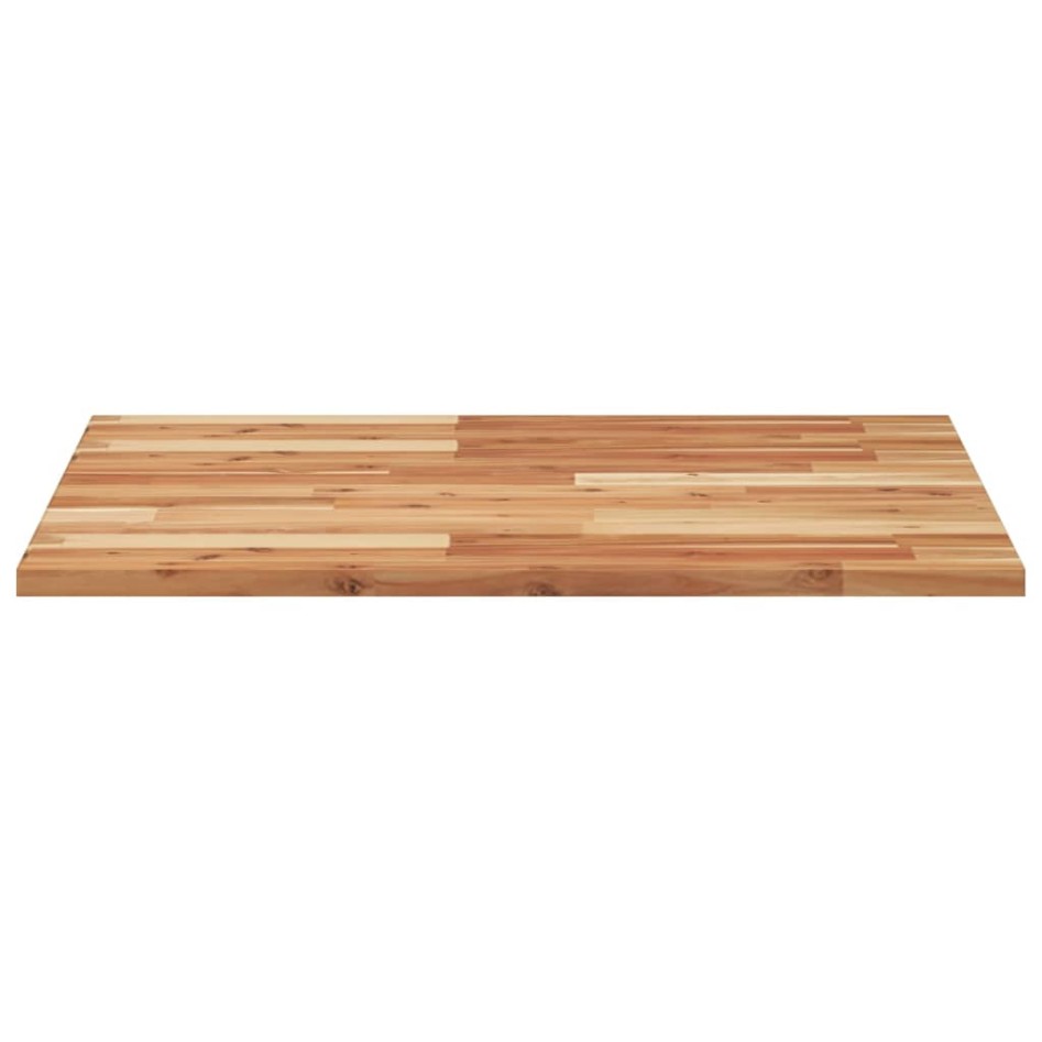 Tablero de mesa cuadrado madera maciza de acacia 70x70x2