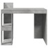 Escritorio madera de ingeniería gris hormigón 103,5x56,5x94
