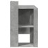 Escritorio madera de ingeniería gris hormigón 103,5x56,5x94