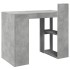 Escritorio madera de ingeniería gris hormigón 103,5x56,5x94