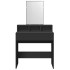 Tocador con espejo negro 80x41x144,5