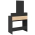 Tocador con espejo negro 80x41x144,5