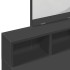 Tocador con espejo negro 80x41x144,5