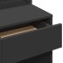 Tocador con espejo negro 80x41x144,5