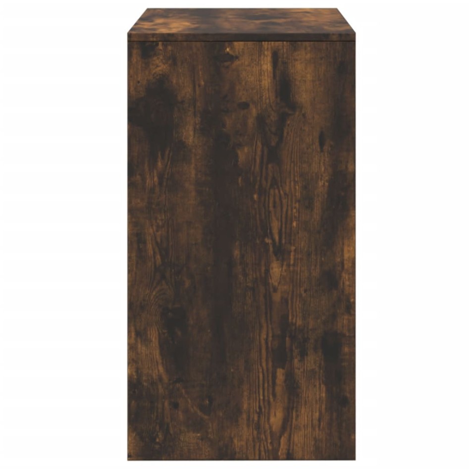 Tocador con taburete roble ahumado 60x40x113,5